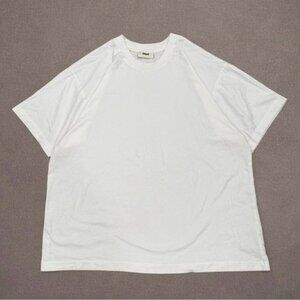 Elwood Classic Oversized Tee with Distressed Collar Design